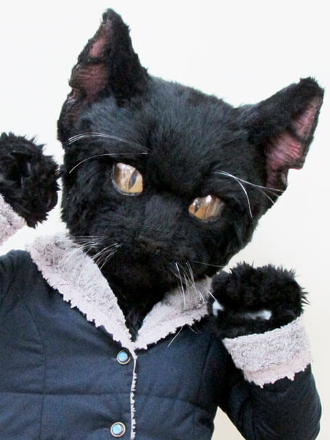 黒猫 オーダーメイド着ぐるみ製作 日本サンモルド株式会社